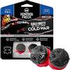 KontrolFreek Levette Performance KontrolFreek Call of Duty: Black Ops Cold War per PlayStation 4 (PS4) e PlayStation 5 (PS5) | 2 Alte, Convesse| Nere/Rosse