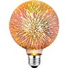 KANQIAO Edison Vintage lampadina E27, E27 LED retro con 3D fuochi d'artificio effetto vetro custodia 3W retro lampadina LED decorazione lampadine, ideale per soggiorno, ristorante, Natale e matrimonio
