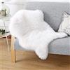 SXYHKJ Tappeto Morbido e soffice,Faux Pelliccia di Agnello,Fluffy Soft Hair Decorativo Cuscino da Sedia Divano stuoia (75x120cm - Arco, Blanco)
