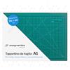 Magnetiks tappetino da taglio A1 | base da taglio autorigenerante bifacciale verde 90×60 cm | tappetino per hobbistica per bricolage, cucito, taglio | cutting mat