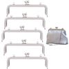 PH PandaHall 5pz 20cm Telaio Chiusura Clic Clac in Metallo, Telaio per Borsetta Quadrata in Platino, Cornice con Chiusura a Bacio per Borsa Frizione Portafoglio Artigianato Fai-da-Te Estate