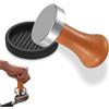 Xunada Distributore E Pressino Per Caffè 2 In 1 Da 51 Mm - Livellatore Regolabile In Acciaio Inox 304, Per Portafiltri Da 51 Mm, Con Base In Silicone, Per Espresso Perfetto