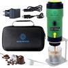 INTENFUAL macchina caffe portatile espresso caffettiera portatile elettrica batteria auto riscaldante 20 BAR 12V compatibile capsule piccole grandi, Caffè macinato, 3 cavo per ricaria 220V, auto e USB