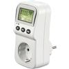 Hama Misuratore di costi energetici con display LCD, contatore elettrico digitale per presa di corrente