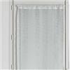 HomeMaison.com Vetratura diritta a righe tinta unita - Tenda bianca - Tenda da finestra moderna 90 x 210 cm - Tenda con orlo passante, tenda da finestra
