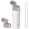 AORIN Borraccia Termica, Borraccia in Acciaio Inox 18/8, 500ml Borraccia Bambini, Bottiglia Termica Senza BPA e Perdite, Thermos per Sport, Outdoor e Pendolarismo con 2 Coperchi