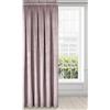 Eurofirany Tenda Di Velluto Super Morbido con Arricciatenda - 1 Pannello, Oscurante per Finestre, Drappeggio per Camera da Letto, Cucina, Soggiorno, 140x270 cm, Rosa Chiaro