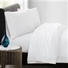 Vince Camuto Pem America 400 TC King Set lenzuola e federe - Collezione cotone percalle - Bianco