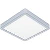 Eglo connect.z lampada LED da soffitto Fueva 6-Z, 22 cm, ZigBee, Matter, app e controllo vocale Alexa, bianco caldo/freddo, RGB, dimmerabile, bagno, cromato, IP44