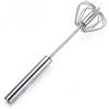 PARENCE - Impasto rotativo semiautomatico in acciaio inox 30 cm - Impasto manuale professionale per uova, pasta, salse, panne - Utensili da cucina