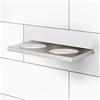 Viverso x add supporto a parete per dispenser per sapone, portasaponetta, bicchiere, mensola in silicone, VA1401BN, x add nichel spazzolato [Accessori Bagno > Accessori per Accessori Bagno]