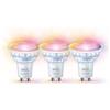 Wiz Tunable White & Color set da 3 lampade LED PAR16 GU10, 2200-6500 K, 4,7 W, 8720169076662, PAR16 Tunable White & Color [Lampadine > Lampade a LED]