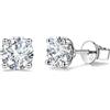 FANCIME Set di orecchini a perno con diamante coltivato in laboratorio da 0,22-0,6 carati (colori D-E, purezza VS) in argento Sterling 925, idea regalo per donne