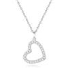 GAVU Collana Fine da Donna con Ciondolo Cuore, Collana Argento Oro Rosa Donna