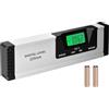 Wigearss Goniometro Digitale Magnetico, Inclinometro Elettronica Angolo 225mm con Display LCD