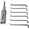 GFYWZ SS001 2 in 1 grimaldello e decodificatore per serratura a doppia scanalatura, strumenti professionali per fabbro
