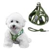 PawSailor Step-in Pettorina Per Cani Taglia Piccola Anti Tiro Pettorina Cane con Guinzaglio Traspirante Riflettente con Motivo Scozzese, Regolabile per Cane, Cucciolo, Gatti, Verde S