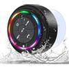 HAISSKY Cassa Bluetooth Doccia,Cassa Bluetooth Portatile con Luce RGB,IP7 Impermeabile Speaker Bluetooth con Ventosa Microfono Integrato, Altoparlante Bluetooth Wireless Speaker per Esterno Bagno Piscina