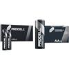 Duracell 20X Duracell Procell AA + AAA (1 Blister Da 10 Batterie AA Procell + 1 Blister Da 10 Batterie AAA Procell) 20 Pile