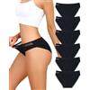 Levao Mutande Donna Pizzo Sexy Vita Media Culotte Copertura Totale Intimo