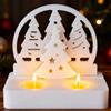 HQCM 3 stampi in Silicone per Candele Natale, Fai da Te, per versare stampi in Silicone per Gesso, Decorazione per la casa