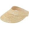 ESPRIT Scudo Solare in Paglia Intrecciata, Cream Beige., M