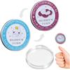 Glanzend Decision Coin Dad Mum, New Parents Gifts for Birth, regalo per future mamme, papà, gravidanza, battesimo, per ragazze, ragazzi, neonati, moneta decisionale con scatola di plastica