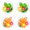 WEofferwhatYOUwant Palline di Ricambio a Forma di Sfera illuminata a LED e Parte Superiore della Toilette Color Limone, Accessorio Giocattolo per Bambini