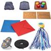 Calmado - Set di Giochi Tradizionali Coreani Include Jebi Chagi, Gong-Gi, Biseokchigi, Paeng-Yi e Ddakji. Perfetto per il divertimento in famiglia, competizioni amichevoli e giochi da viaggio.