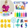 Ltteaoy Fai da te magico acqua gel perla sensoriale giocattolo magico acqua elfo kit fatto a mano 3D Aqua Park Set con doppia forma mare creature giocattolo educativo per bambini 3+ ragazze regalo di Natale