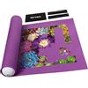 Tektalk Tappetino arrotolabile per puzzle - Conservazione, risparmio, sistema di archiviazione, sottofondo con 2 fasce elastiche - Per puzzle fino a 1500 pezzi - Viola