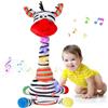 seOSTO Zebra parlante giocattolo, Zebra danzante in peluche con regolatore del volume, Zebra cantante peluche per incoraggiare il gioco linguistico per bambini, regali di compleanno per ragazzi e