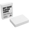 Apostrophe Games Dry Erase Carte da gioco in bianco w/Box, Dimensione del poker - 6,4 cm x 8,9 cm, 45 Riutilizzabile Carte in bianco, Flash Cards, Carte da gioco da tavolo e Note Cards
