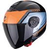 SCORPION Casco EXO-CITY II VITA Nero Blu Arancio SCORPION