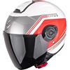 SCORPION Casco EXO-CITY II VITA Bianco Rosso SCORPION