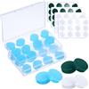 Frienda 36 Paia di Tappi per Orecchie in Gel Tappi in Silicone Riutilizzabili Tappi da Nuoto Impermeabili Tappi per Orecchie a Cancellazione di Rumore per Adulti Bambini (Bianco, Blu, Verde)