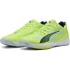 PUMA Scarpe da Pallamano Accelerate Turbo 4 Unisex 46.5, Fizzy Light Green Terrain White Silver Yellow