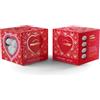 Confetti Maxtris San Valentino Ciocomandorla Maxtris con frasi, cubotto 200g