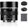 7artisans Obiettivo fisso 7artisans 50mm F1.2 APS-C 32° con messa a fuoco manuale e ampia apertura, compatibile con Nikon Z Zfc Z50 Z30
