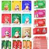 Ourdort 36 Pezzi Set Maschere Viso Regalo Natale, con Maschera Viso Tessuto, Patch Occhi, Maschera per Labbra, Balsamo per Labbra di Natale, Skin Care di natale per Ragazze e Donne