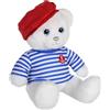 GIPSY TOYS - ORSETTO MARINARO DI PELUCHE - 23 CM - IDEA REGALO