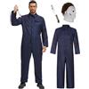RAAIBB Michael Myers Costume Maschera e Kinfe per adulti spaventosi costumi di Halloween maschere horror killer Cosplay puntelli RA002XL