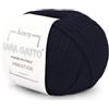 Kalapanta Gomitolo 100% Cashmere Lana Gatto Prestige Linea Luxury per lavoro a maglia e uncinetto, 25 gr. 75 mt (Blu - 1015, 1)