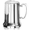 Robin Goods® Tazza in acciaio inossidabile - boccale da birra in metallo - tazza termica a doppia parete - tazza da campeggio senza BPA