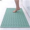 easyBee - Tappetino da doccia per pelle sensibile, 70 x 40 cm, tappetino da bagno per bambini, antiscivolo, senza BPA, senza lattice, tappetino doccia antimuffa, lavabile in lavatrice, incolore (Verde