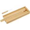 BENECREAT Strumenti per La Rilegatura di Libri In Bambù, Supporto per Rilegatura Libri con Punteruolo, Spaziatura Fori 5mm per Lavori Fai Da Te, Taccuino, Riviste, Pianificatori