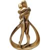 PIGPIGFLY Statua Amanti,Statue Decorative,Decorazioni per Ufficio,Figura Decorative,Statuette Decorative Casa,Soggiorno Decorativo Moderno da Appoggiare,Scultura Astratta in Poliresina,Idea Regalo(Oro rosa)