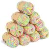 Coopay 10 Gomitolo di Lana per Uncinetto, 450g, Filato per Uncinetto Morbido Multicolore, Filato per Maglieria, Lana Gomitoli per Vestiti per Neonati, Sciarpe, Calzini - Rosa Verde