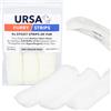 URSA Straps URSA - Strisce di pelliccia per microfoni Lavalier, cuscinetti in pelliccia super morbida per ridurre il fruscio dei vestiti e il rumore del tessuto, adesivo ipoallergenico, tagliato su misura