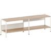 TIPTOE - Scaffale basso Unit - Bianco - Legno eco-certificato